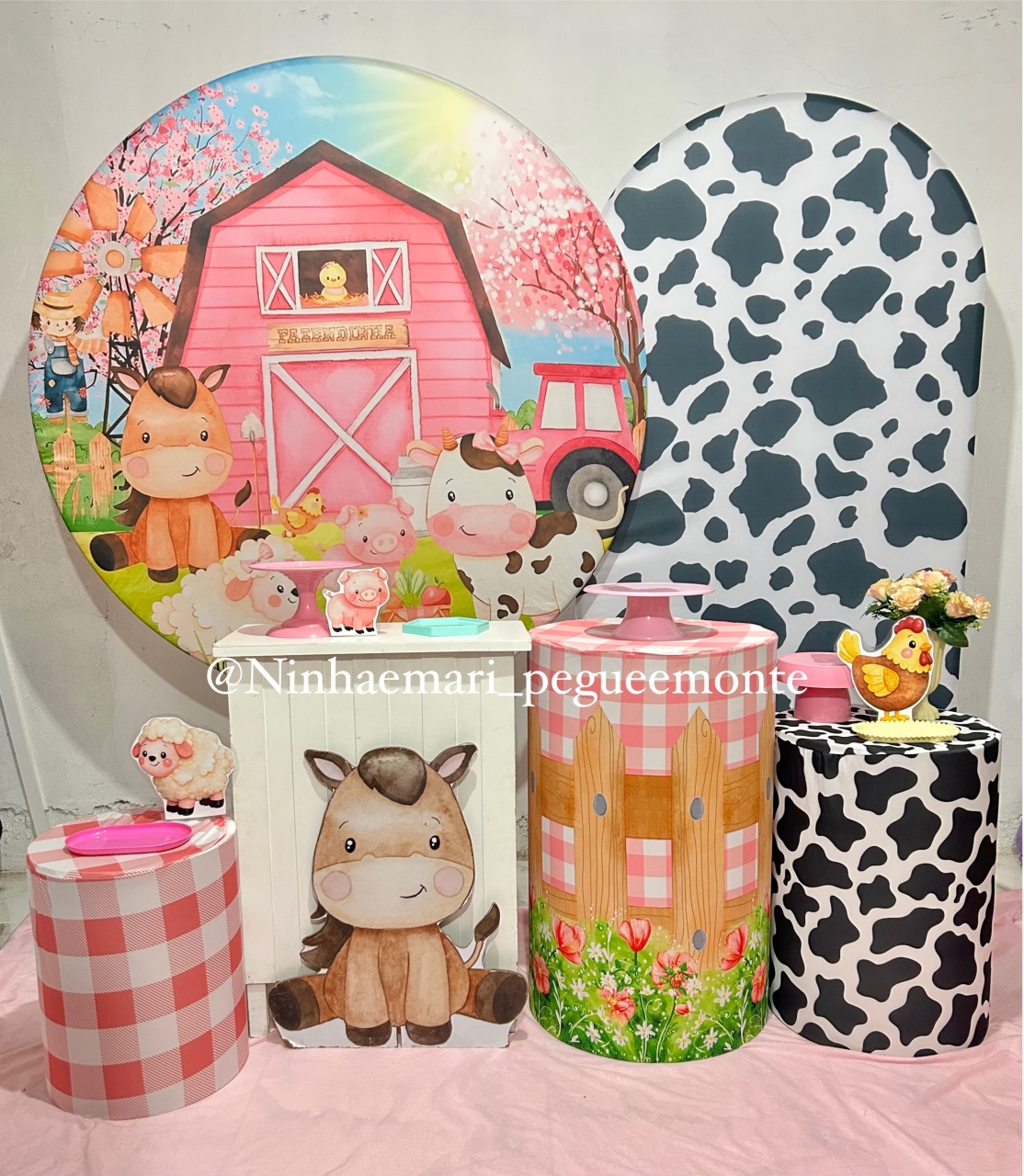 Kit Diamante Fazendinha Menina 2 - N&M-pegue e monte