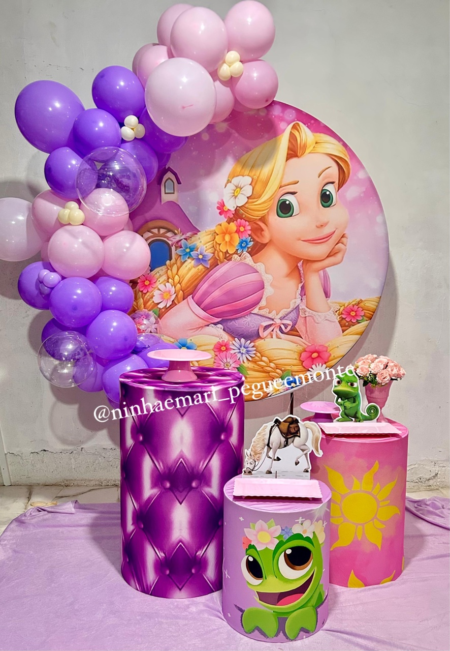 Kit Prata Rapunzel 1 - N&M-pegue e monte
