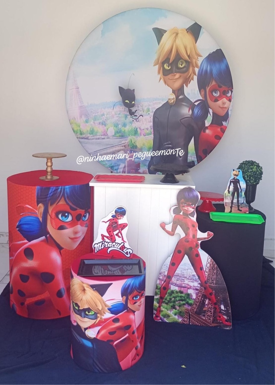 Kit Ouro Ladybug - N&M-pegue e monte
