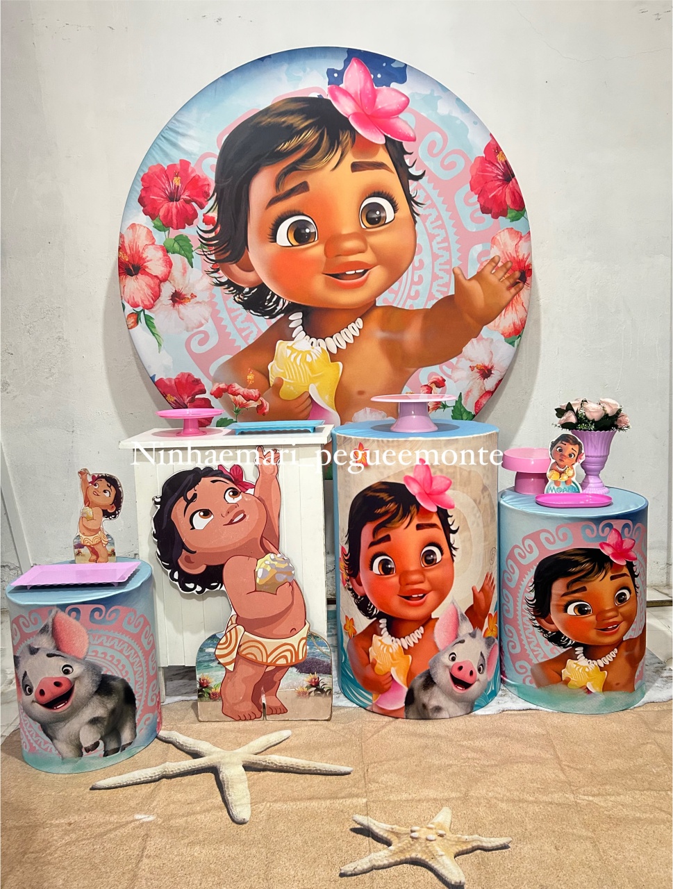 Kit Ouro Moana Baby - N&M-pegue e monte