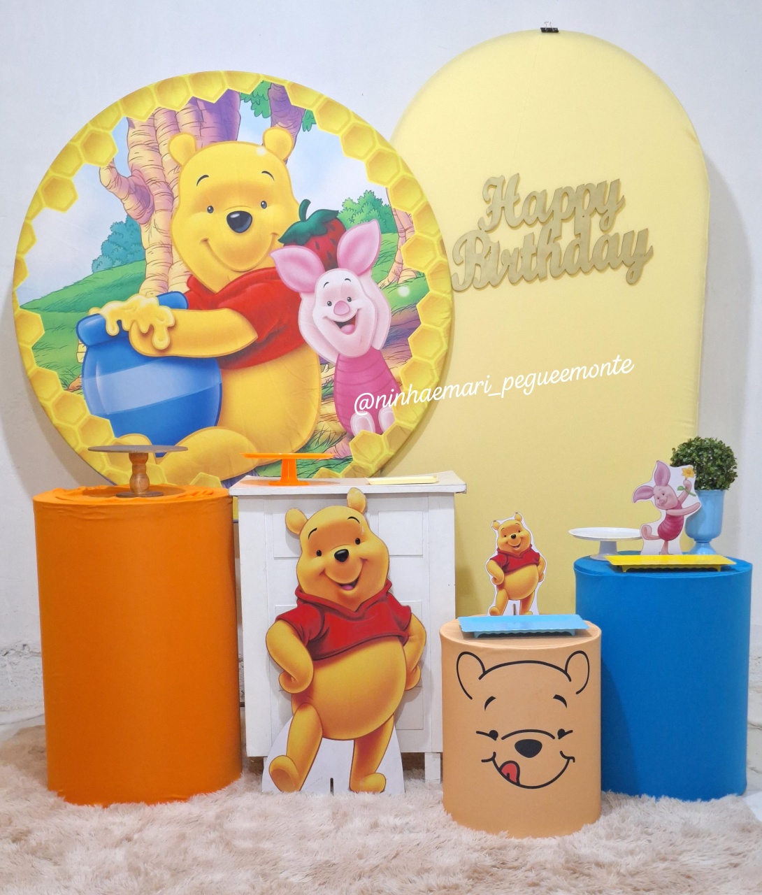 Kit Diamante Ursinho Pooh - N&M-pegue e monte