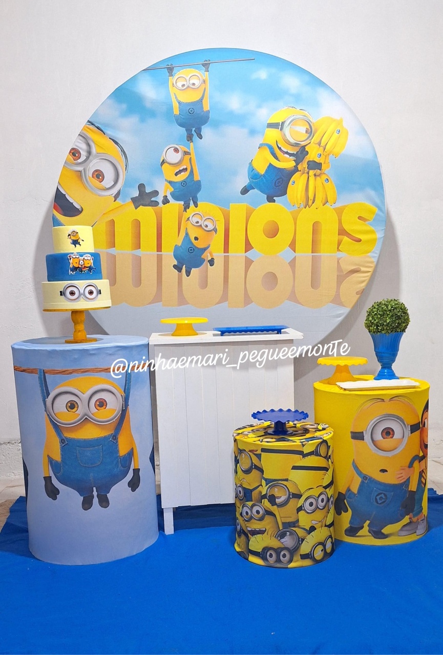 Kit Ouro Minnions  - N&M-pegue e monte