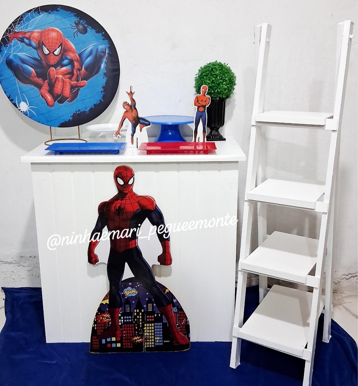 Kit Mesa Acessórios Homem Aranha  - N&M-pegue e monte