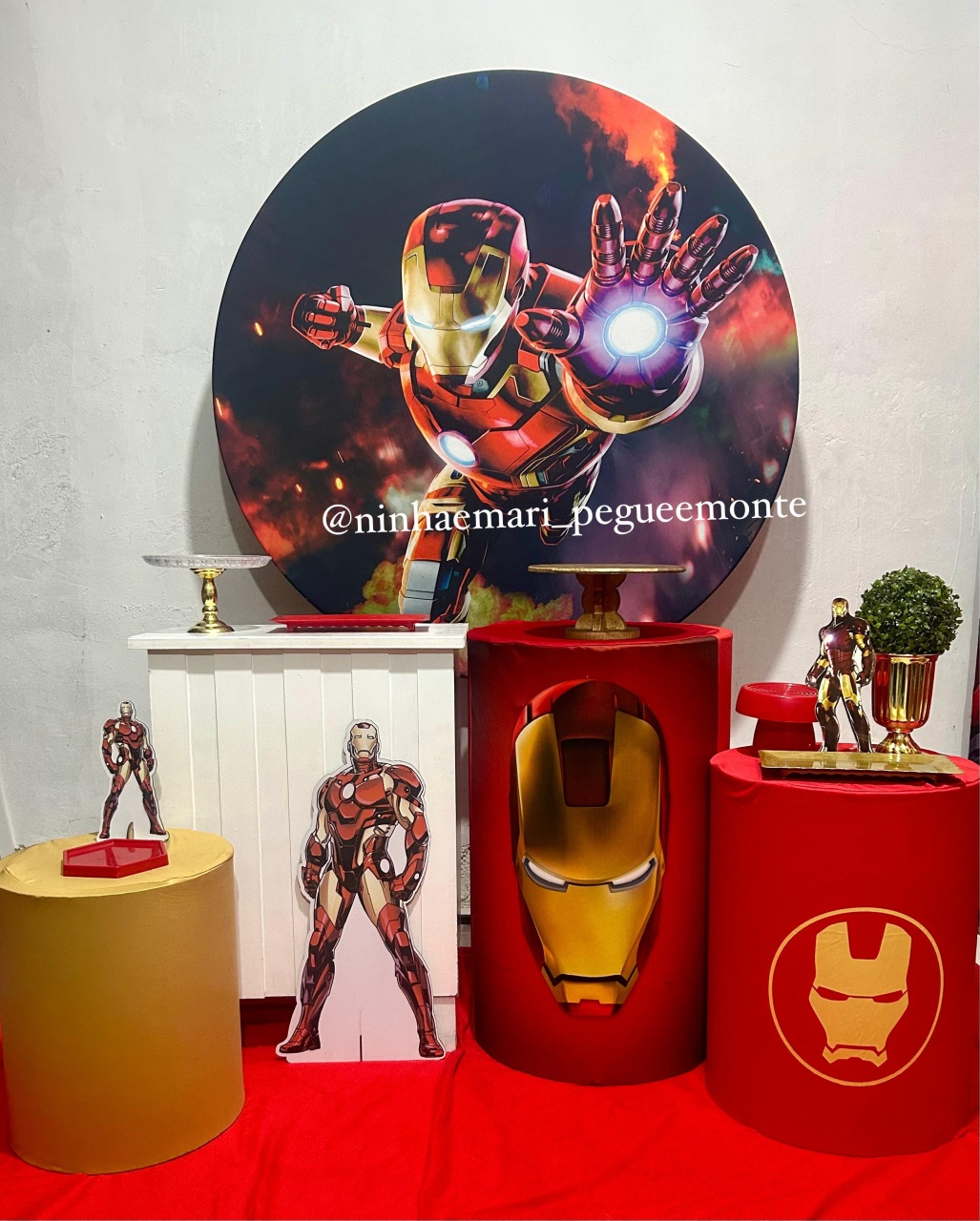 Kit Ouro Homem de Ferro - N&M-pegue e monte