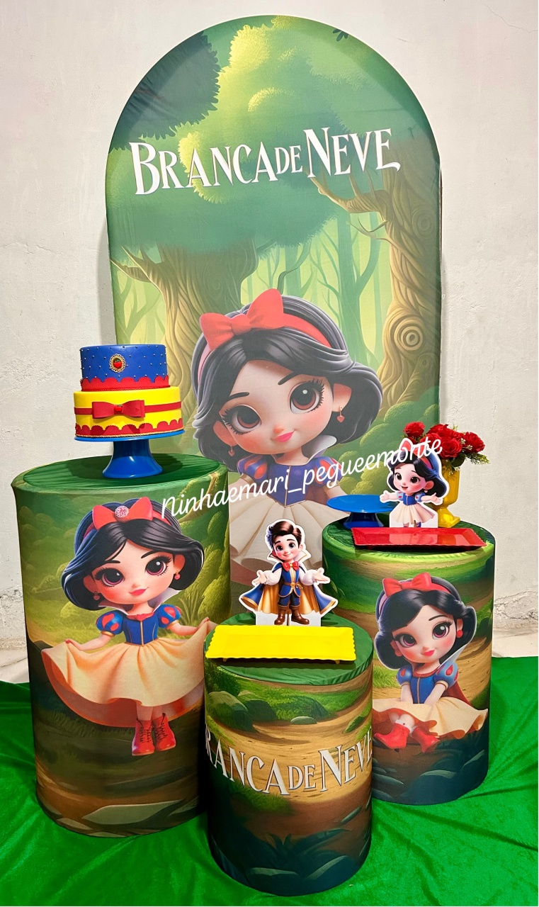 Kit Luxo Branca de Neve Baby - N&M-pegue e monte