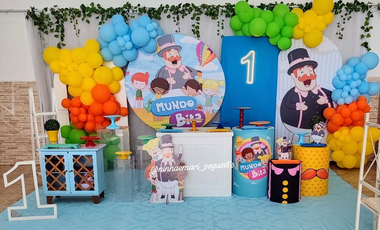 Decoração Mundo Bita - N&M-pegue e monte