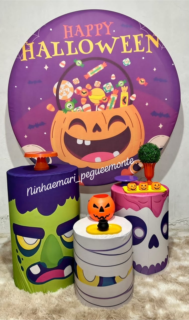Kit Prata Halloween 3 - N&M-pegue e monte