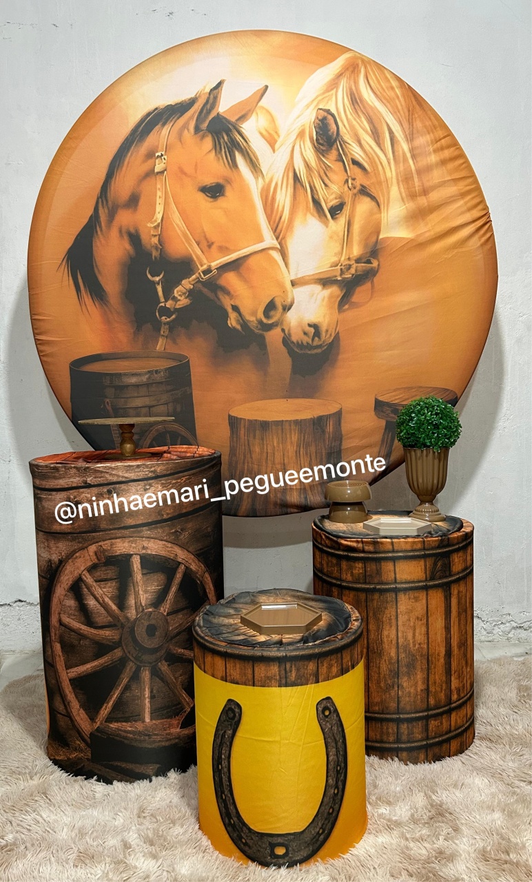 Kit Prata Cavalo - N&M-pegue e monte