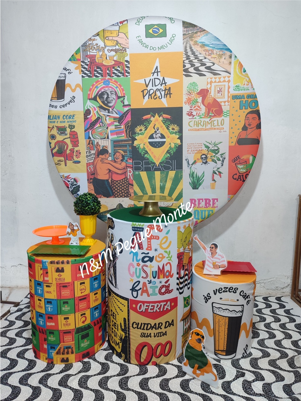 Kit Prata Brasilidades - N&M-pegue e monte