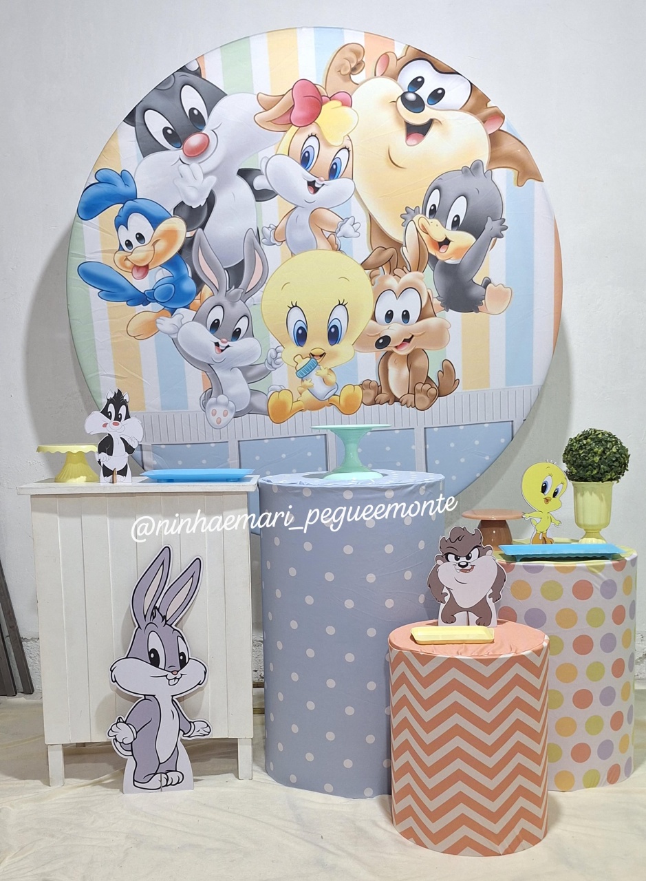 Kit Ouro Baby Looney Tunes - N&M-pegue e monte