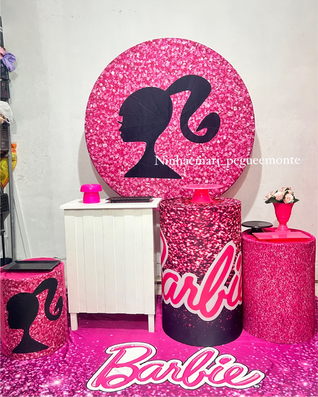 Kit Ouro Barbie Simbolo - N&M-pegue e monte