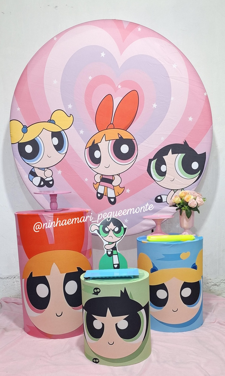 Kit Prata As Meninas Super Poderosas  - N&M-pegue e monte