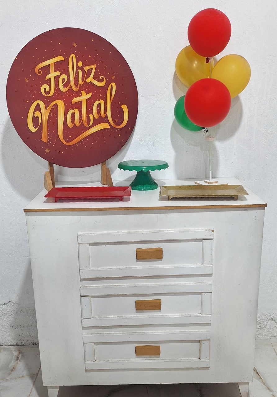 Kit Mesa Feliz Natal 1 - N&M-pegue e monte