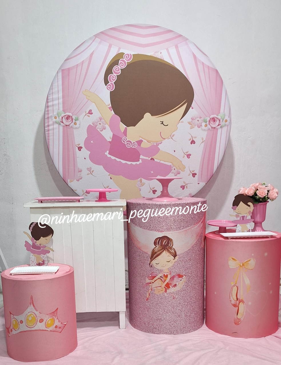 Kit Ouro Bailarina 2  - N&M-pegue e monte