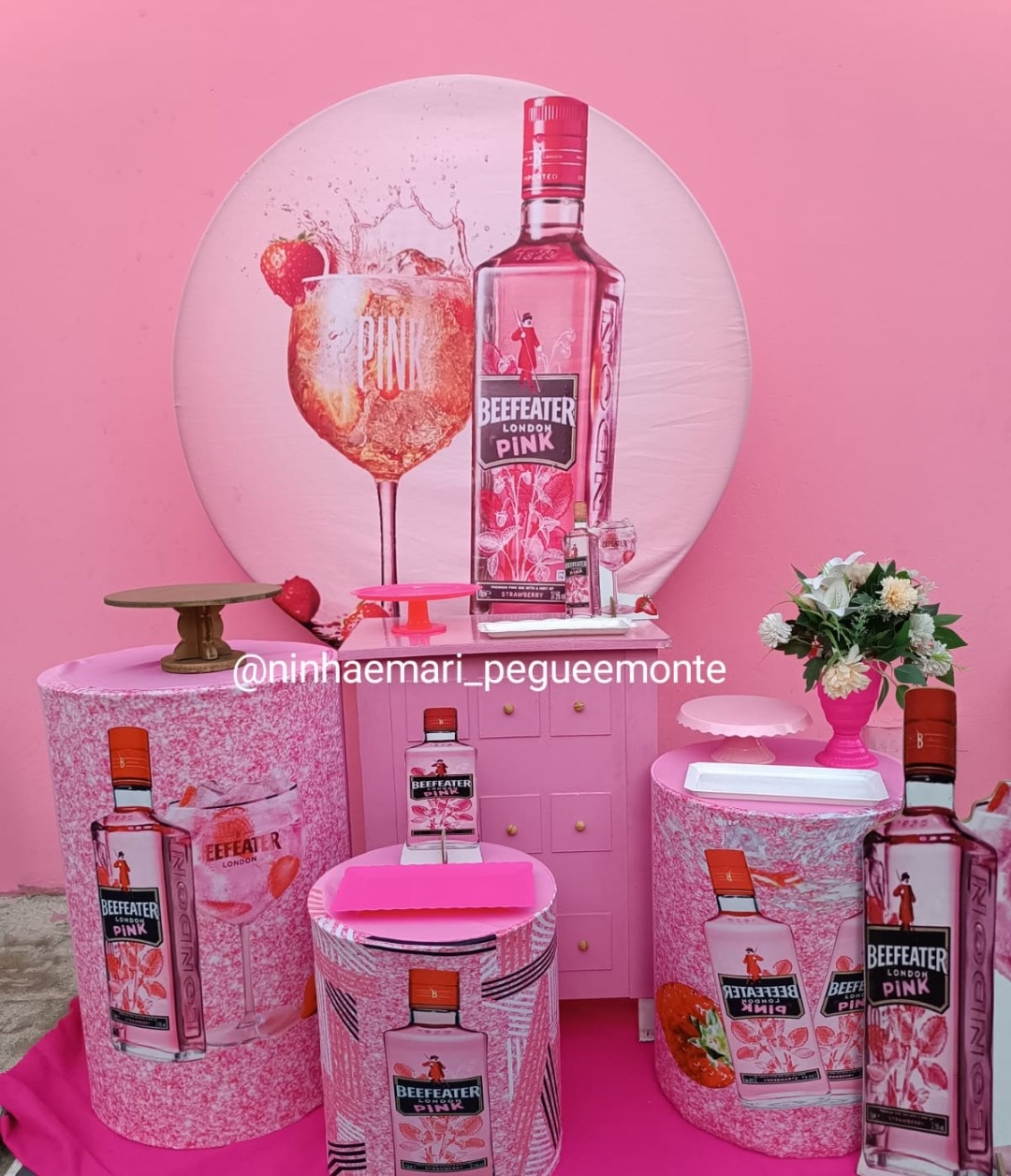 Kit Ouro Gin Rosa - N&M-pegue e monte
