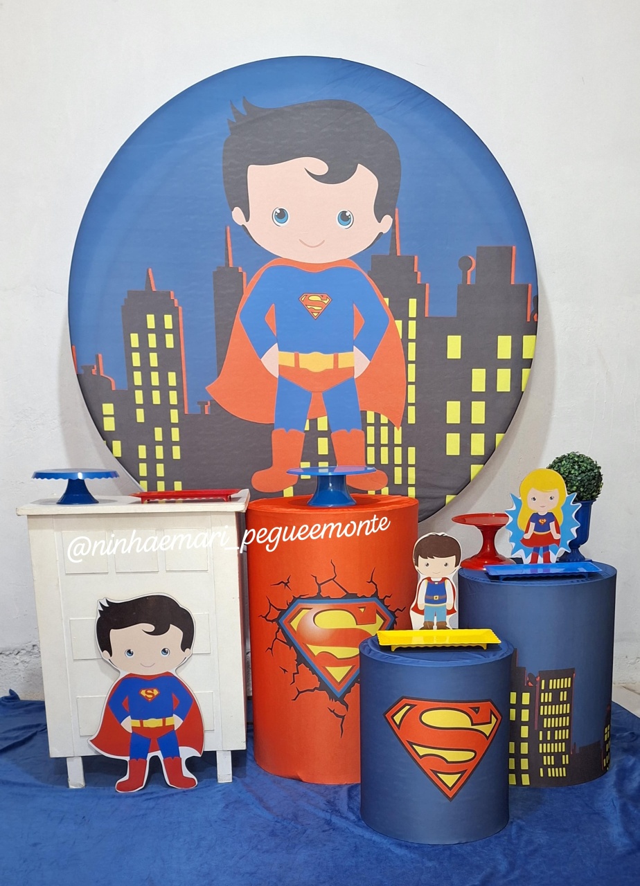 Kit Ouro Super Homem  - N&M-pegue e monte