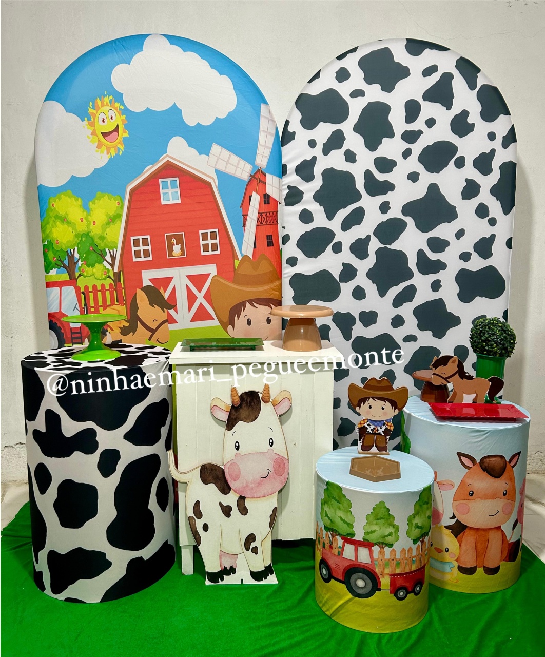 Kit Composição Fazendinha - N&M-pegue e monte