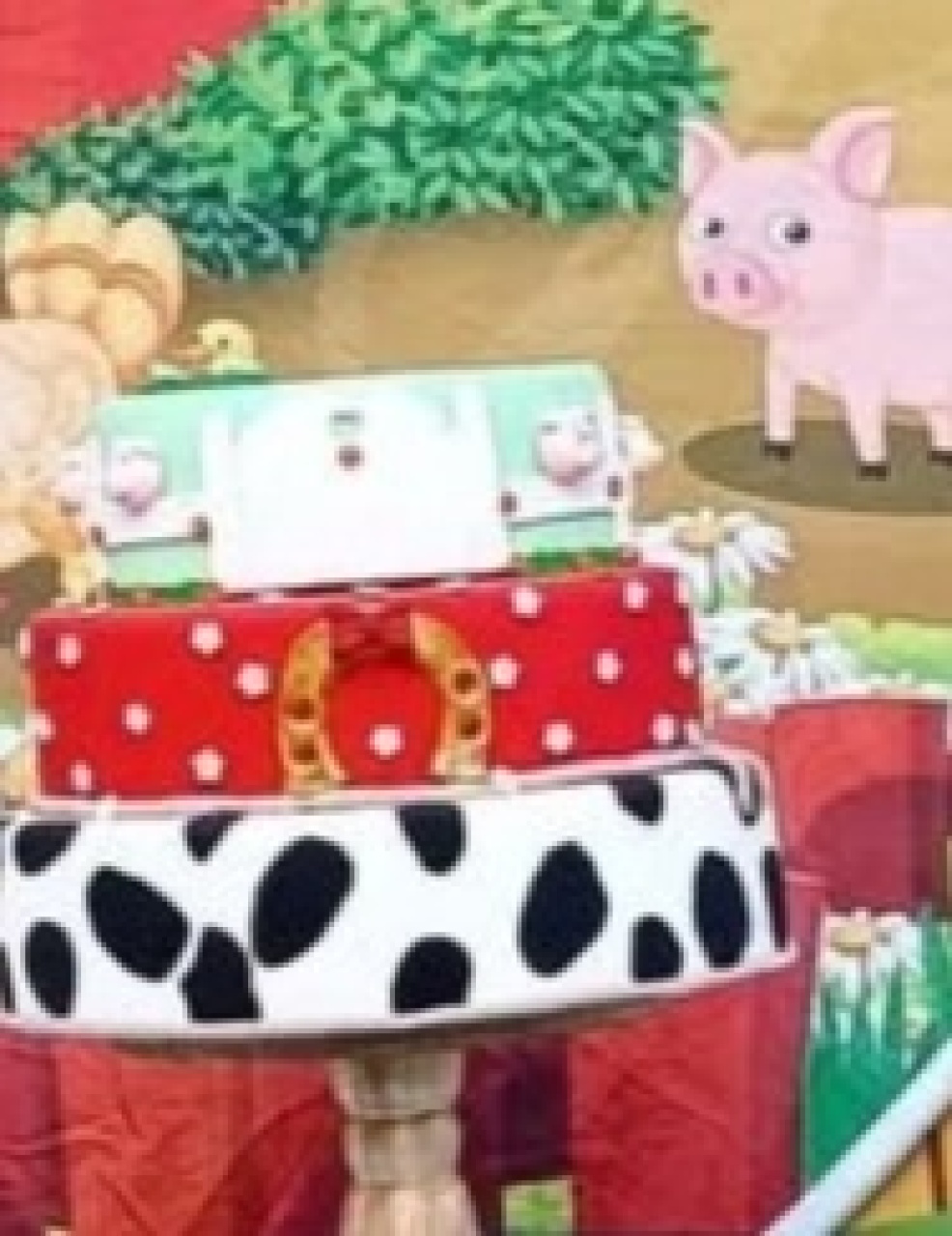 Bolofake Fazendinha - N&M-pegue e monte