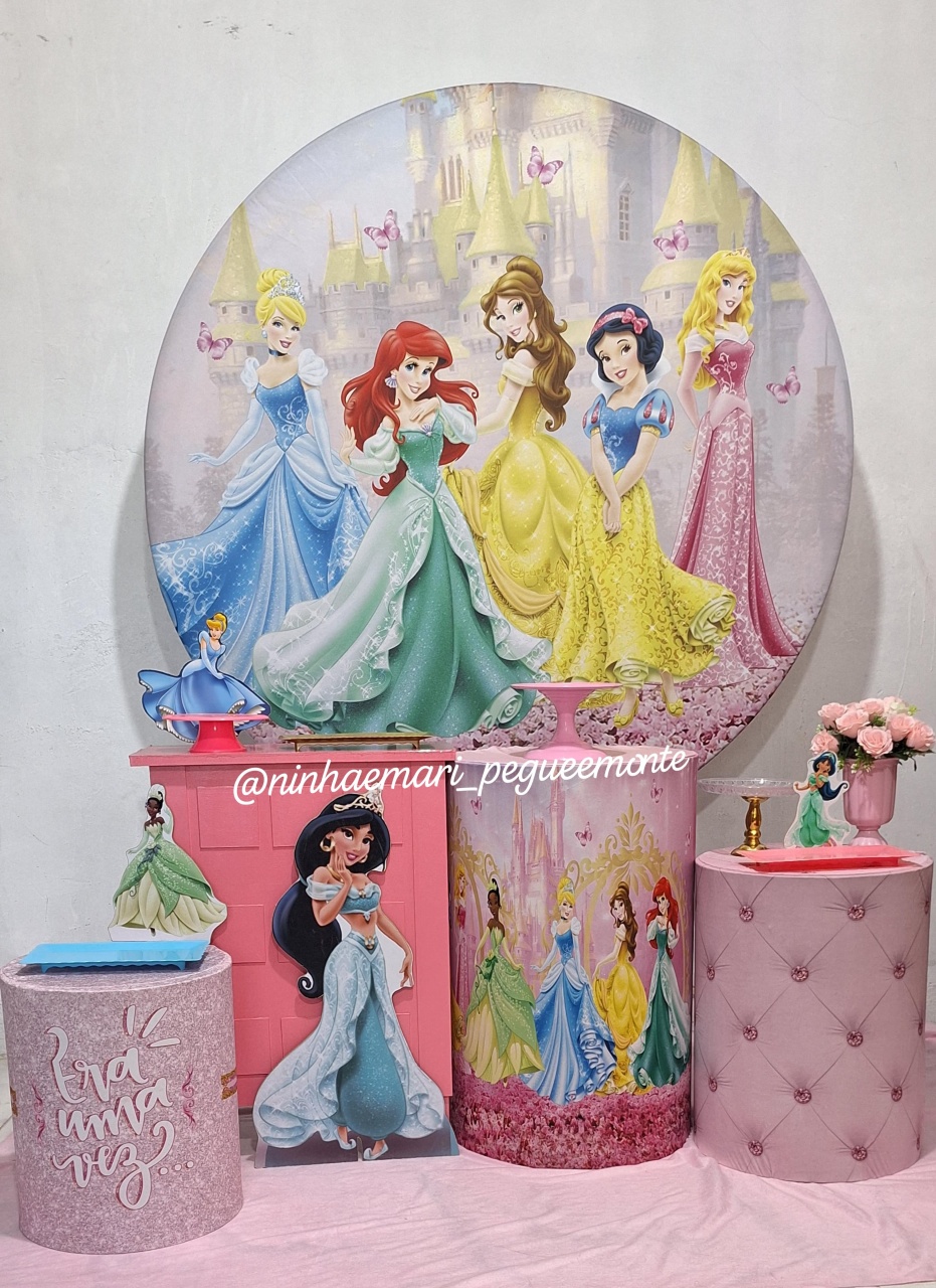 Kit Ouro As Princesas - N&M-pegue e monte