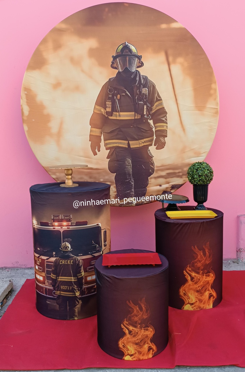 Kit Prata Bombeiro  - N&M-pegue e monte