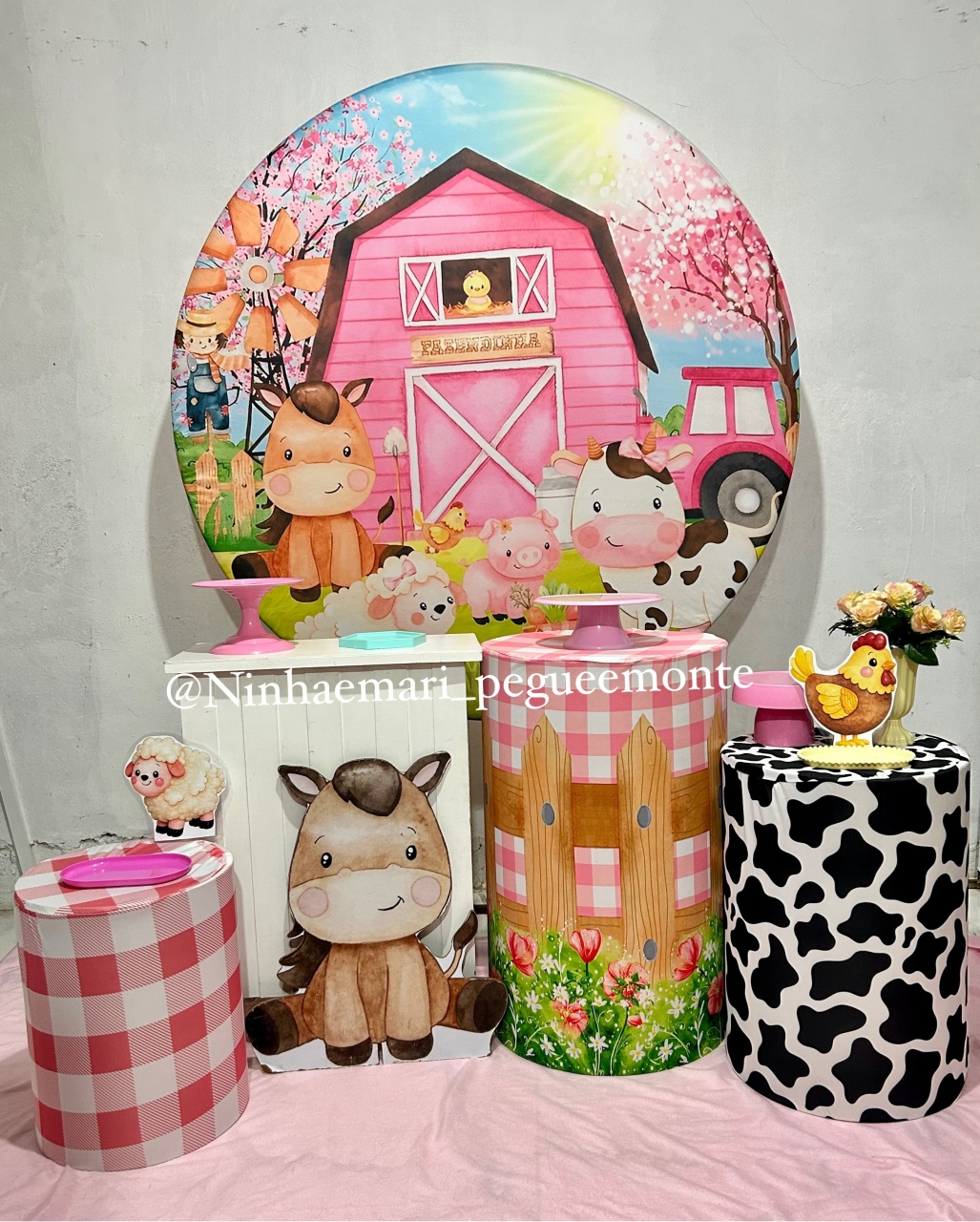 Kit Ouro Fazendinha Menina 2 - N&M-pegue e monte