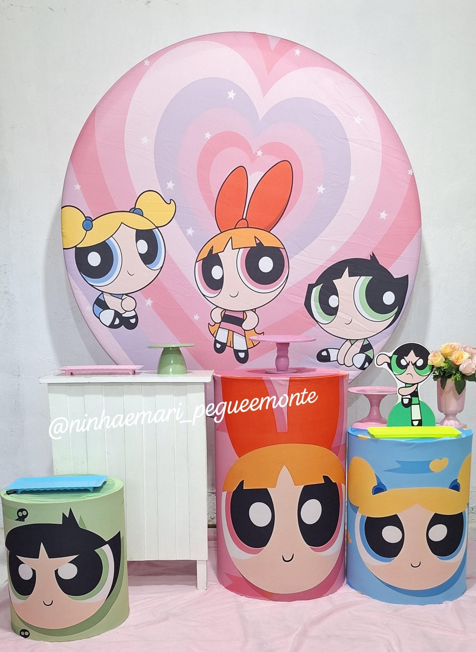 Kit Ouro As Meninas Super Poderosas  - N&M-pegue e monte