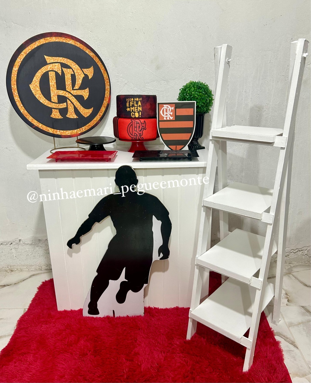 Kit Mesa Flamengo  - N&M-pegue e monte