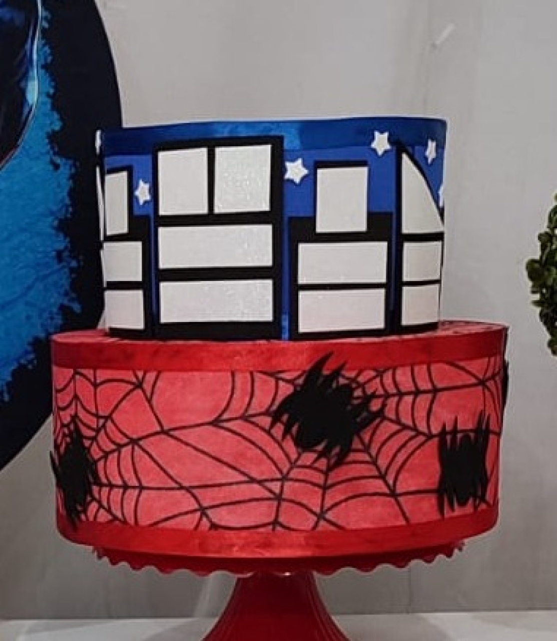 Bolofake Homem Aranha  - N&M-pegue e monte