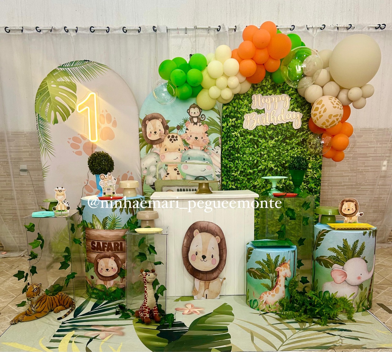 Kit Composição Safari  - N&M-pegue e monte