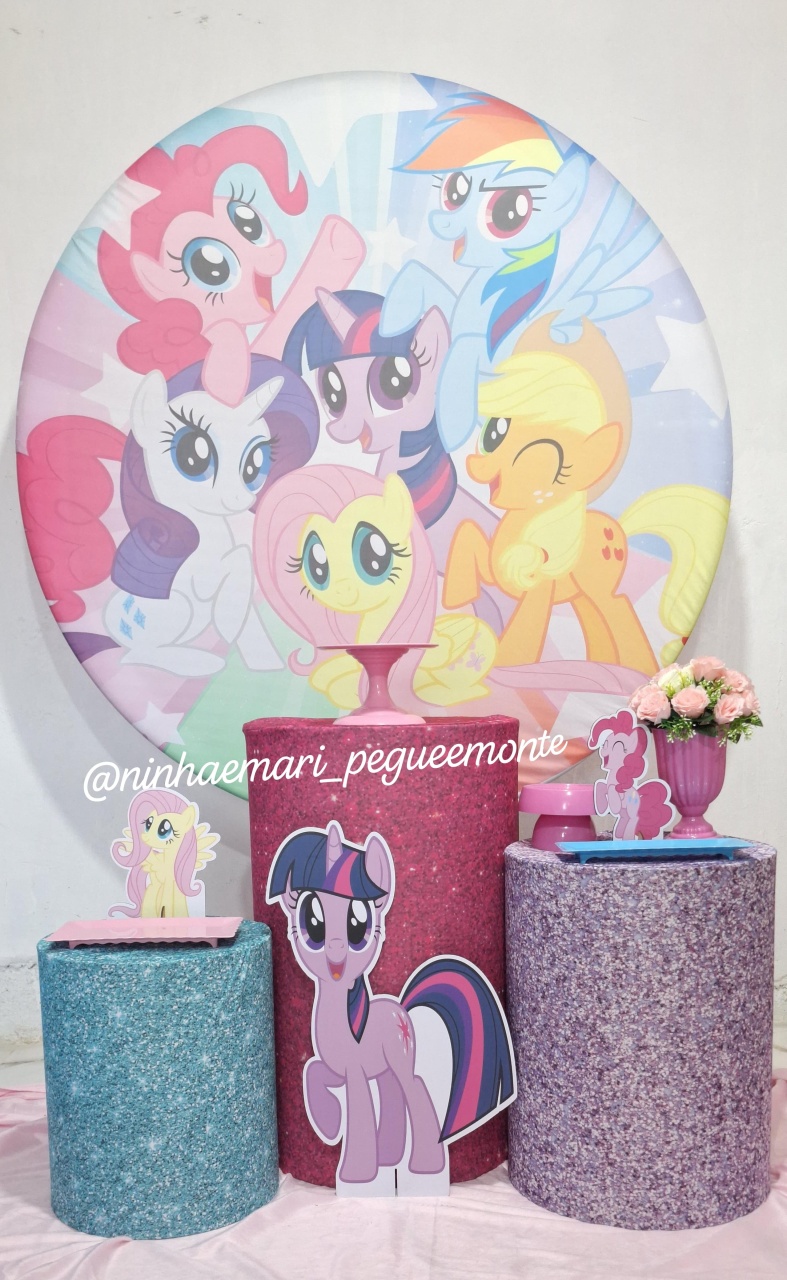 Kit Prata My Little Poney - N&M-pegue e monte