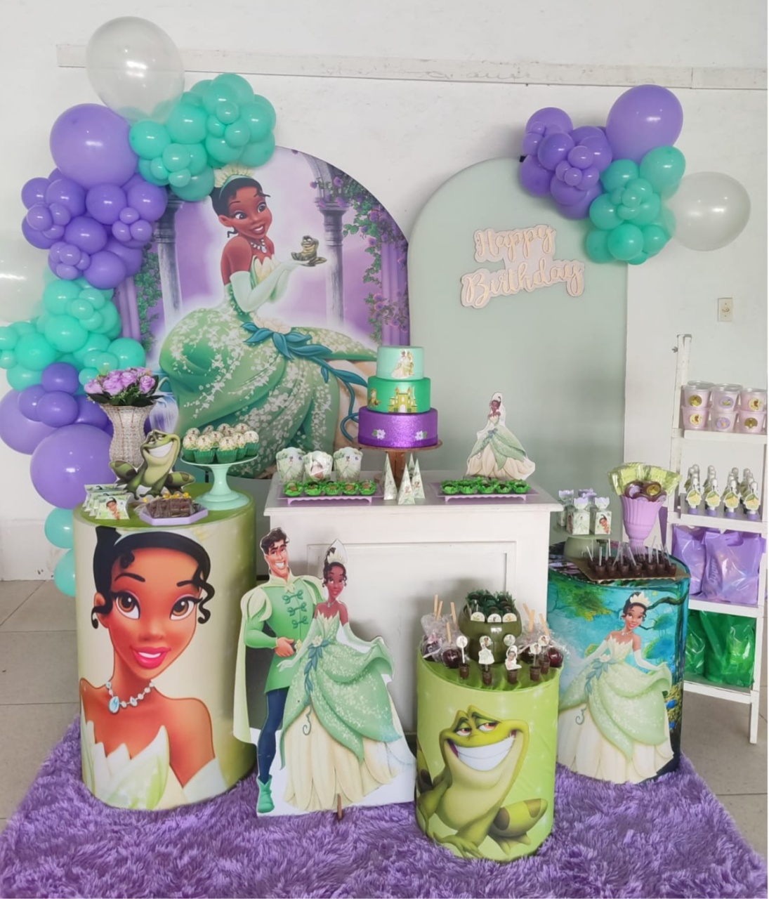 Decoração Princesa Tiana Princesa E O Sapo - N&M-pegue e monte