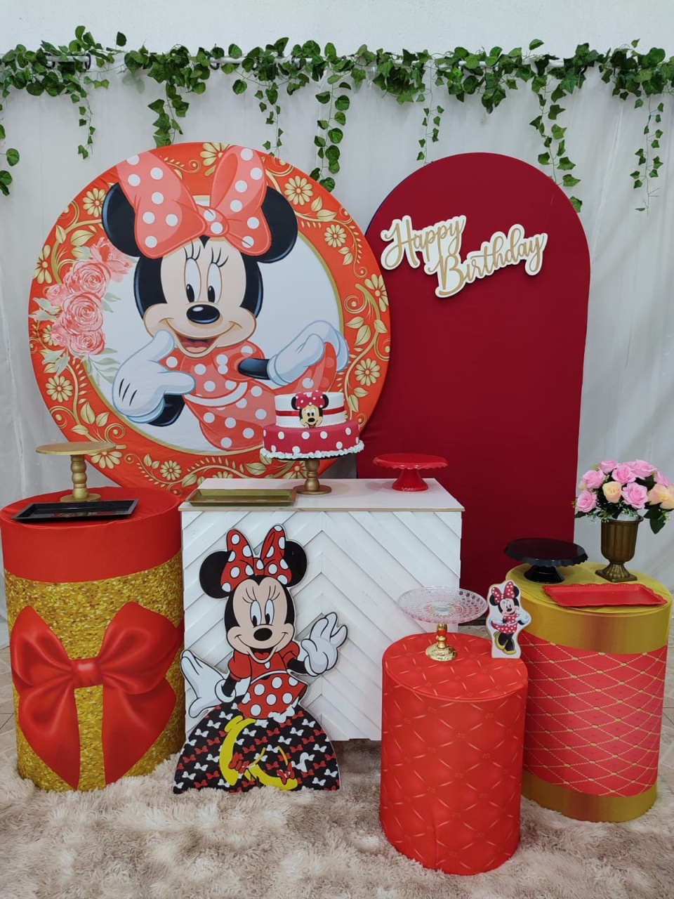 Kit Diamante Minnie Vermelha  - N&M-pegue e monte