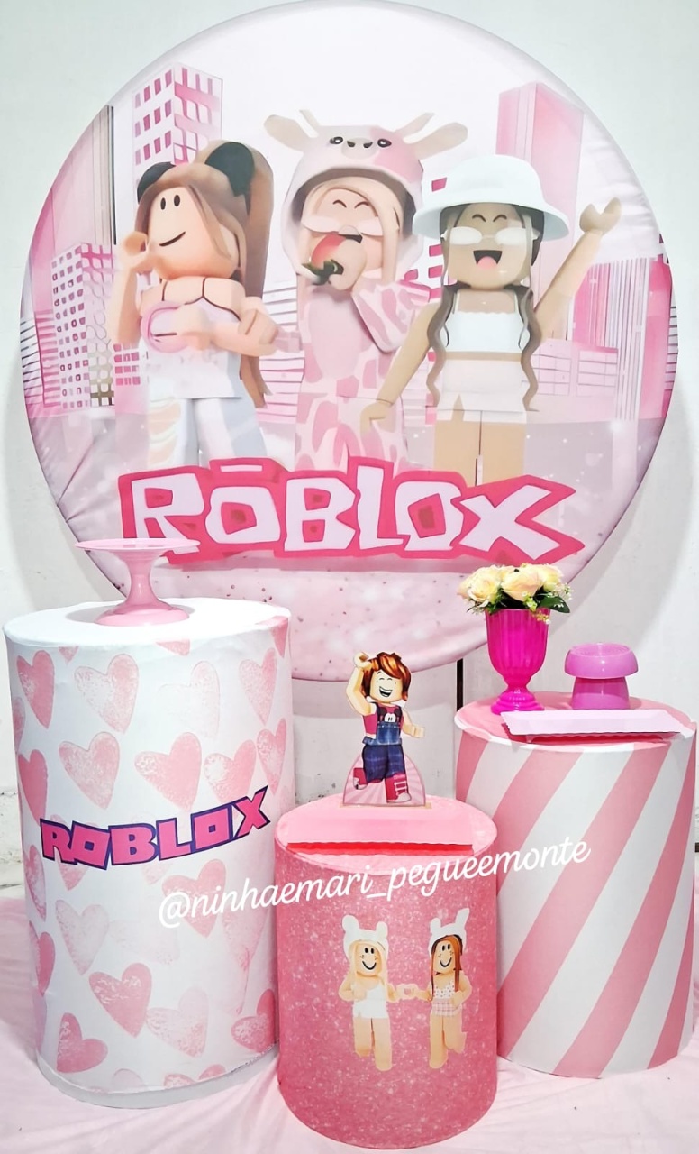Kit Prata Roblox Menina 2   - N&M-pegue e monte