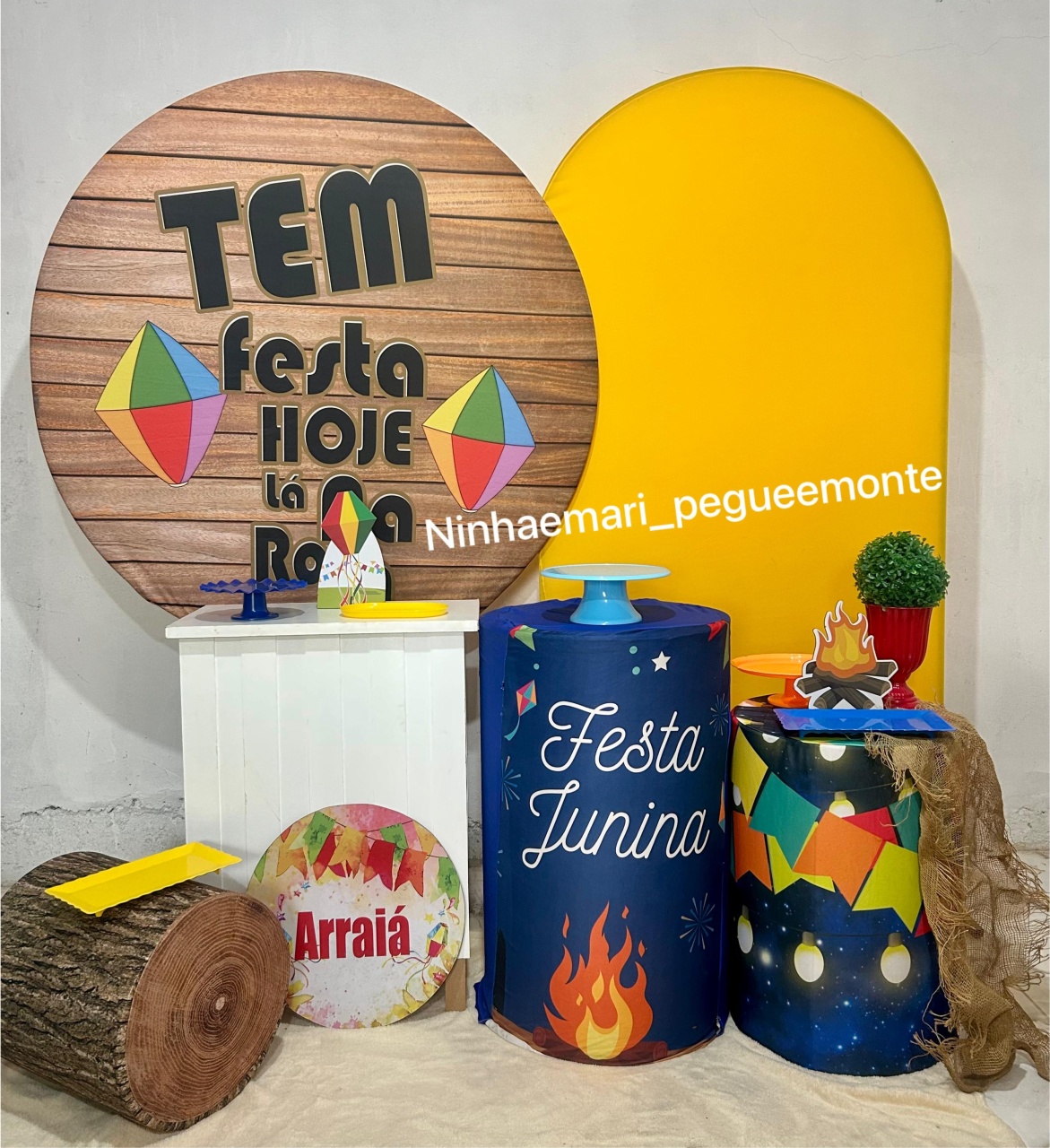 Kit Diamante Festa Na Roça - N&M-pegue e monte