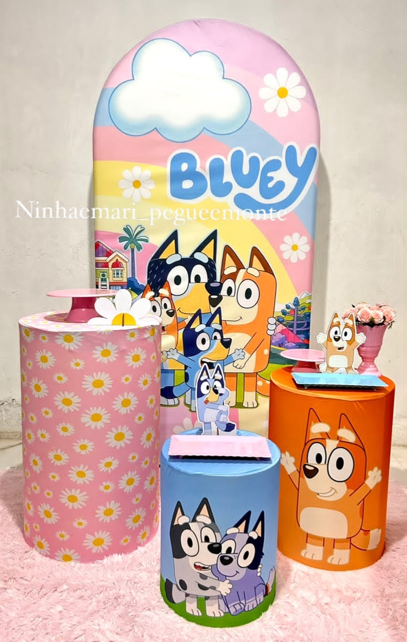 Kit Luxo Bluey Menina - N&M-pegue e monte