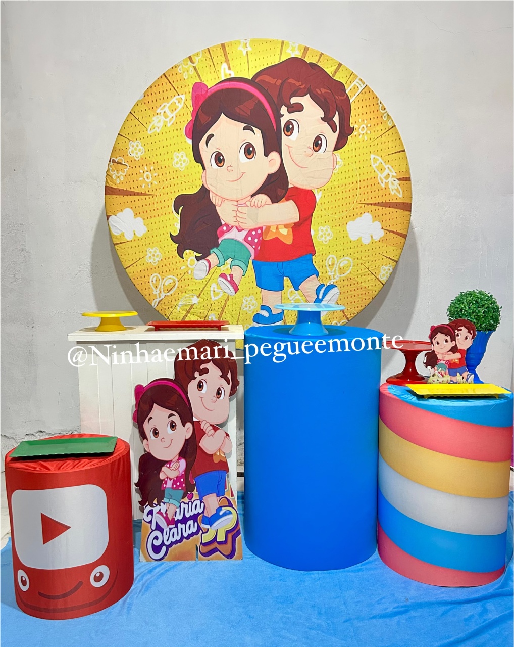 Kit Ouro Maria Clara E Jp - N&M-pegue e monte