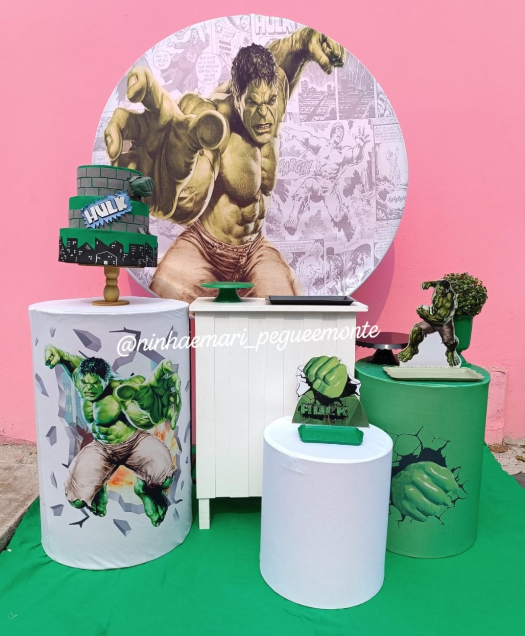 Kit Ouro Hulk - N&M-pegue e monte