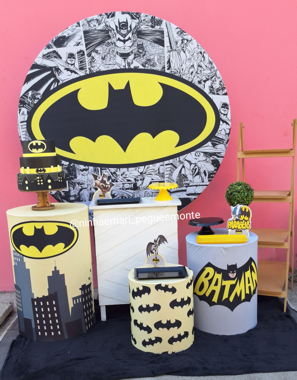 Kit Ouro Batman  - N&M-pegue e monte
