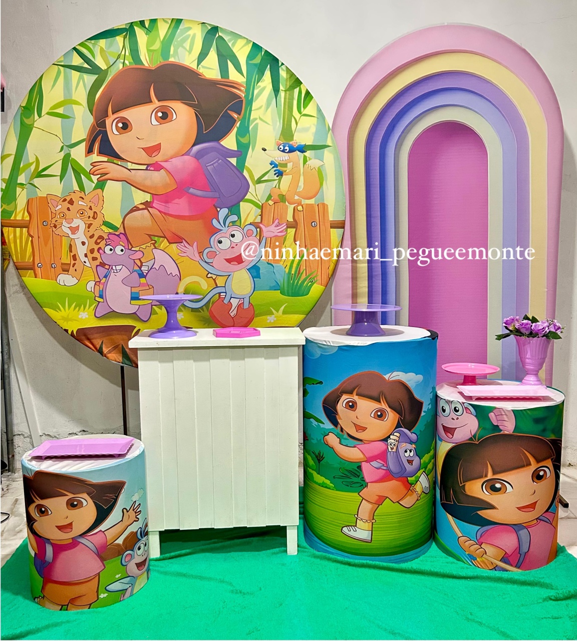 Kit Diamante Dora Aventureira - N&M-pegue e monte