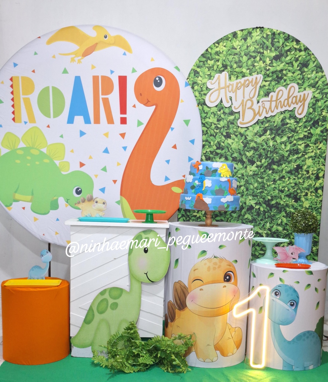 Kit Diamante Dino Baby 3 - N&M-pegue e monte