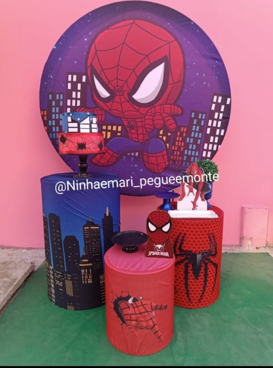 Kit Prata Homem Aranha Baby  - N&M-pegue e monte