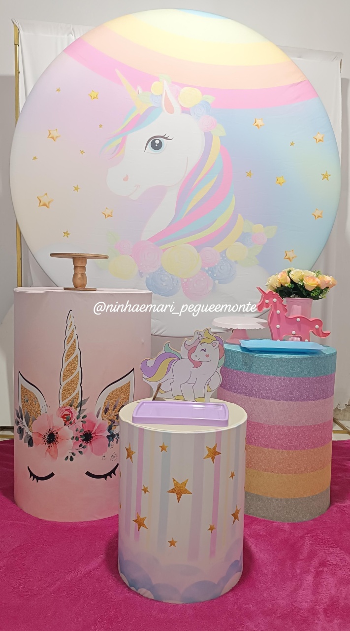 Kit Prata Unicórnio  - N&M-pegue e monte