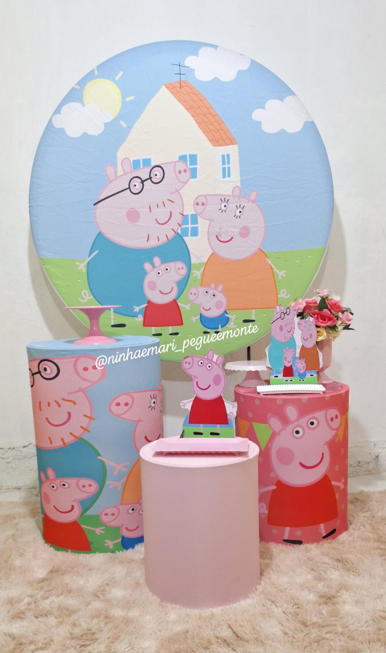 Kit Prata Peppa Pig - N&M-pegue e monte