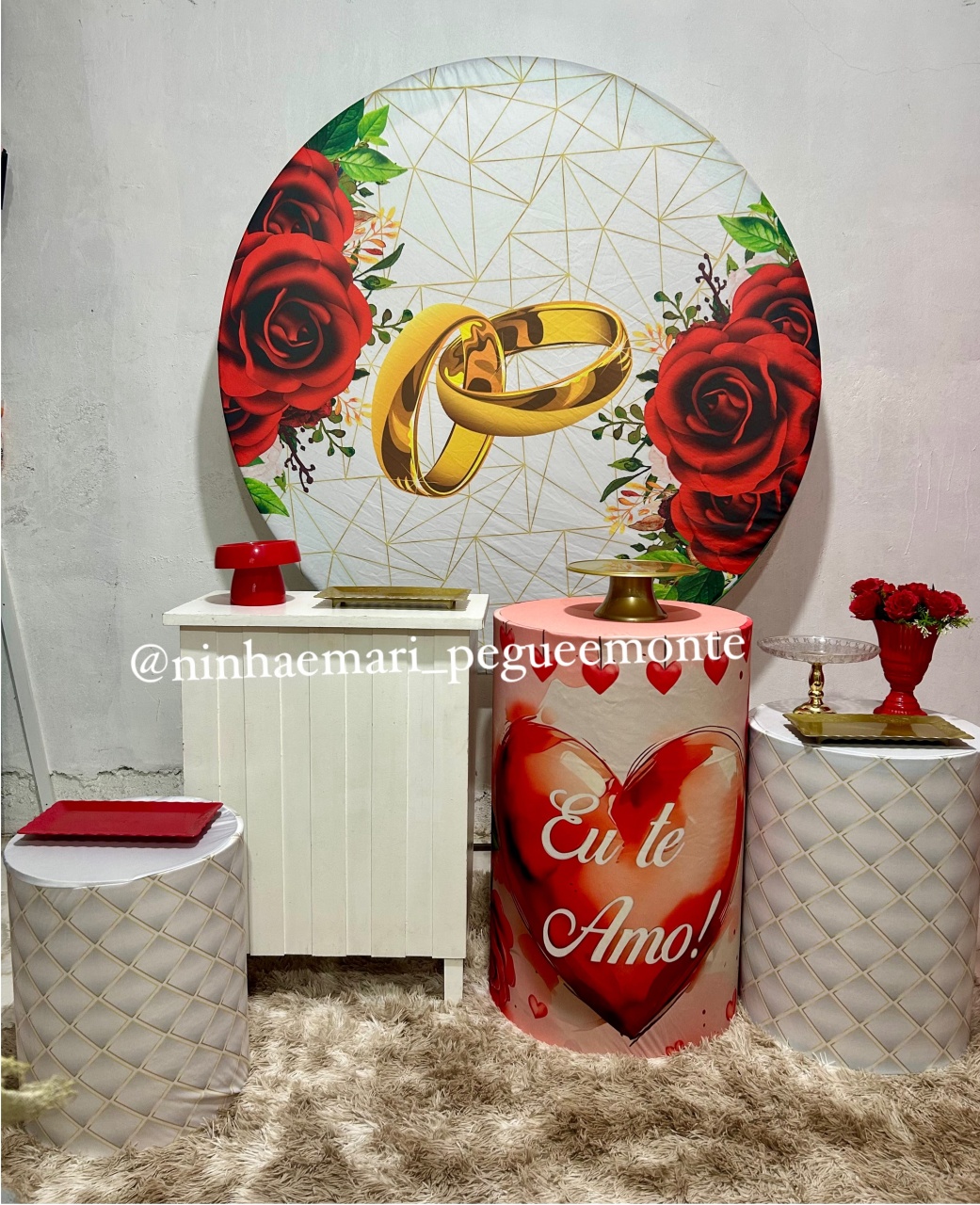 Kit Ouro Casamento - N&M-pegue e monte