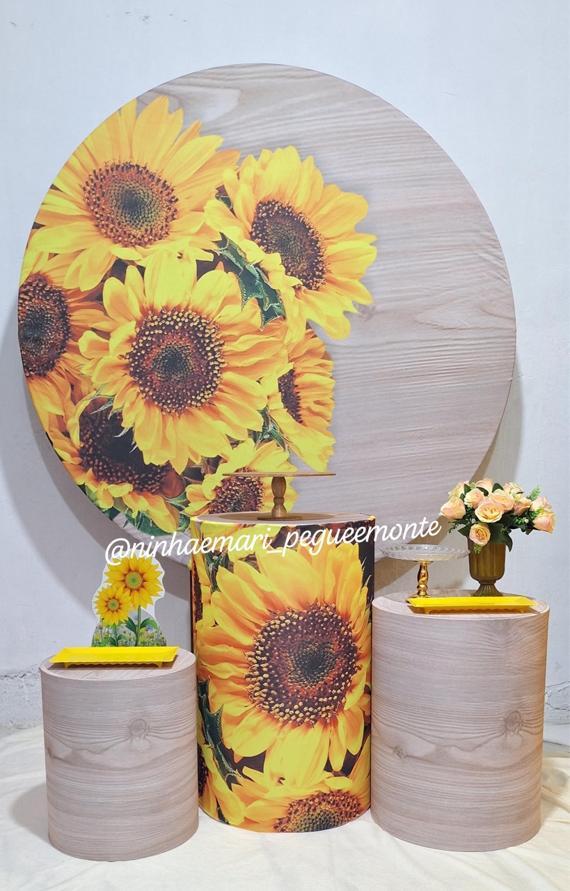 Kit Prata Girassol  - N&M-pegue e monte