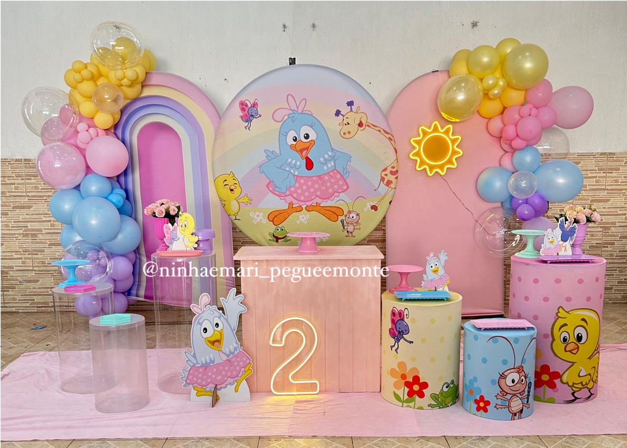 Decoração Galinha Pintadinha - N&M-pegue e monte