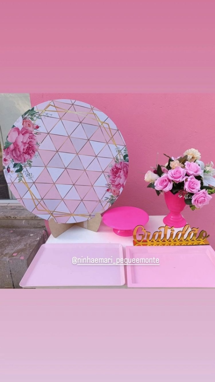 Kit Mesa Rosa - N&M-pegue e monte