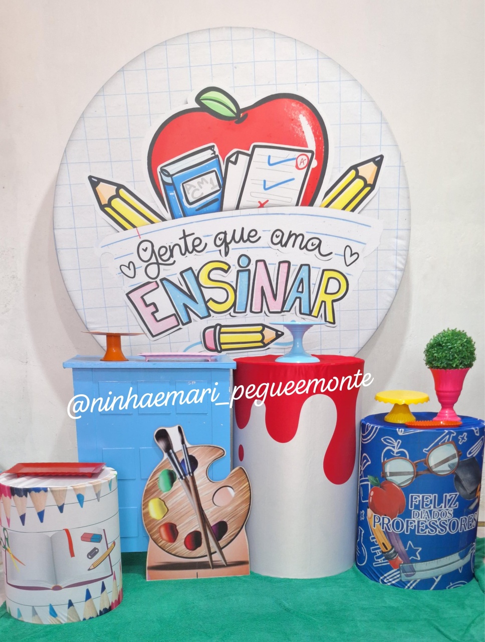 Kit Ouro Dia dos Professores 2  - N&M-pegue e monte