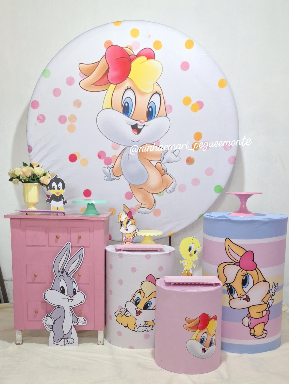 Kit Ouro Baby Looney Tunes Lola - N&M-pegue e monte