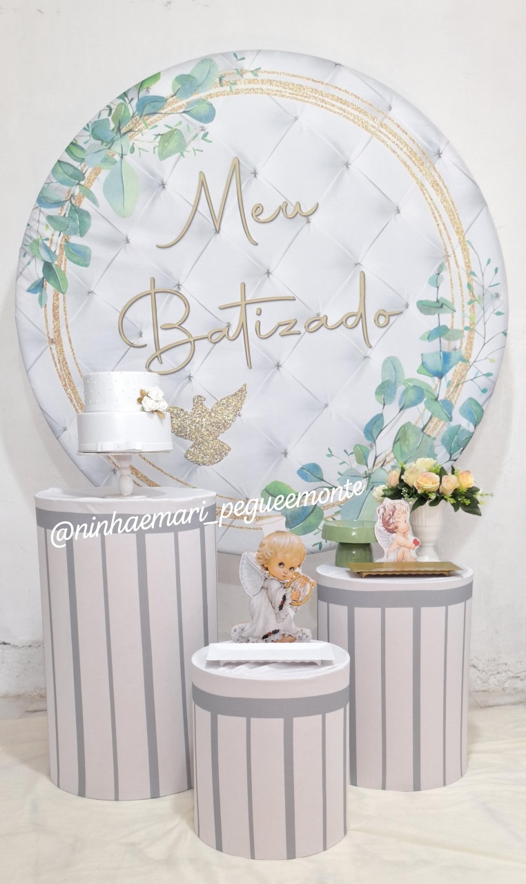 Kit Prata Batizado 2 - N&M-pegue e monte